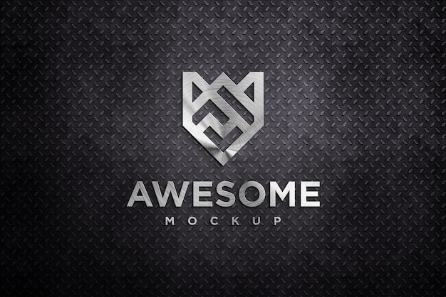 Luxury Metal-Logo-Mockup