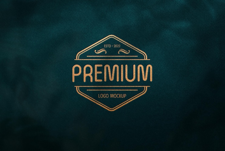 PSD luxus-beauty-logo-mockup