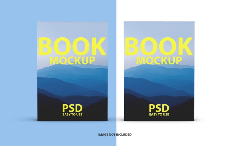 Luxus Buch Hardcover Mockup Design