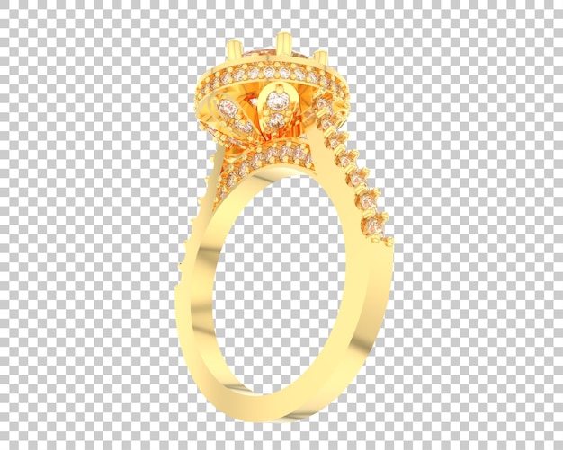 Luxus-Diamanten-Halo-Ring