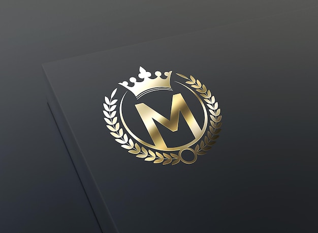 Luxus-Gold-Logo-Mockup