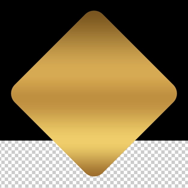 PSD luxus-gold-quadratrahmen-rechteck-design transparenter psd-form-quadrat-gold-design-vorlage