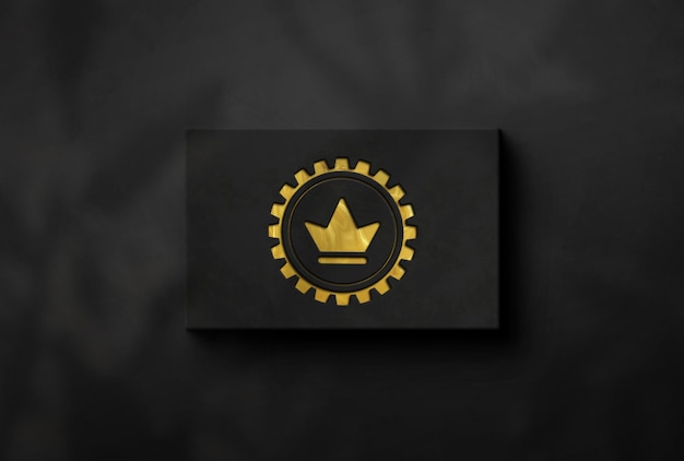 PSD luxus-logo-modell