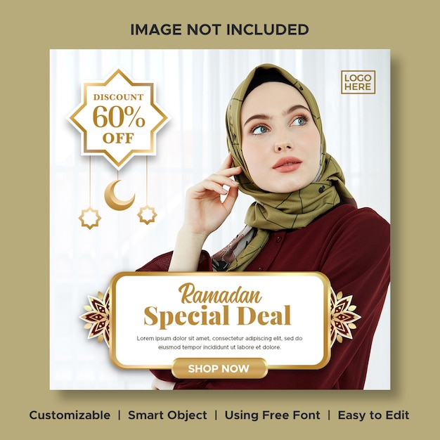 Luxus mode ramadan sonderpreis big sale rabatt banner