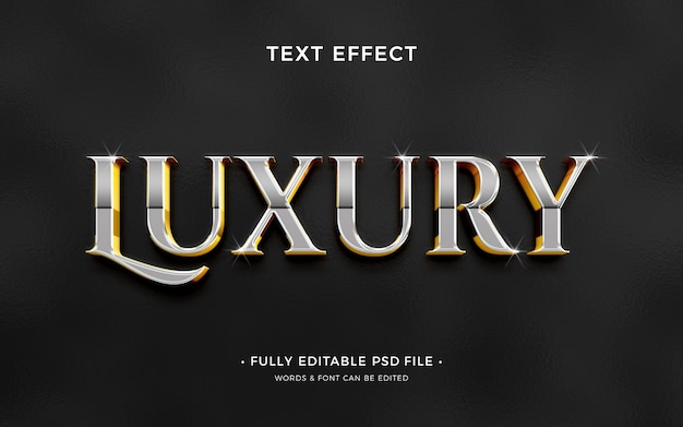 PSD luxus-text-effekt