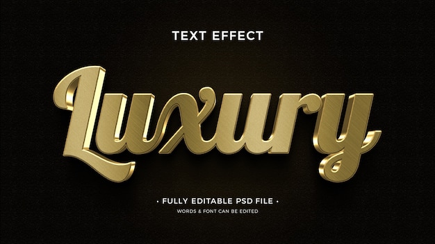 Luxus-Text-Effekt