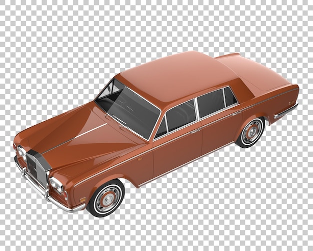 PSD luxusauto auf transparentem hintergrund. 3d-rendering - abbildung
