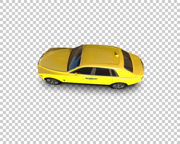 PSD luxusauto isoliert auf dem hintergrund 3d-rendering-illustration