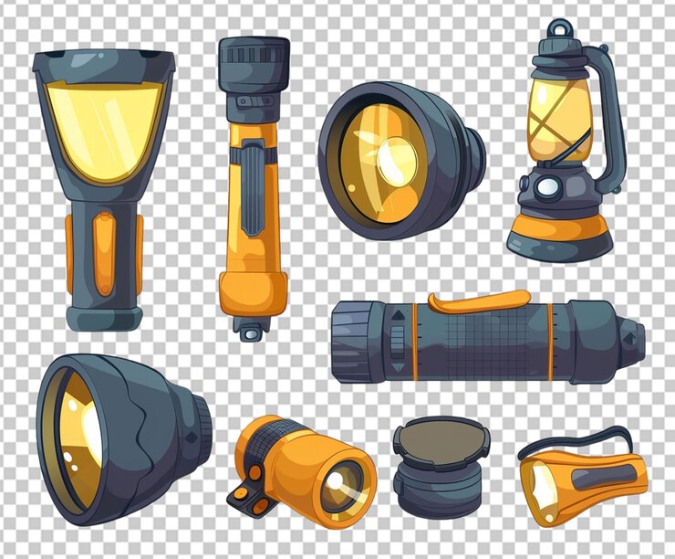 PSD luz de la antorcha png