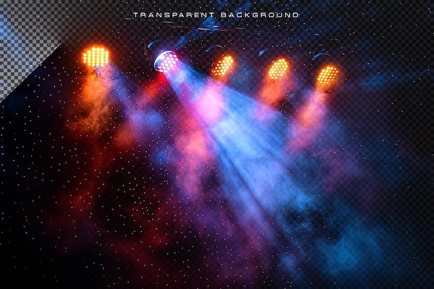 luz de palco de spot abstrato sobreposição transparente
