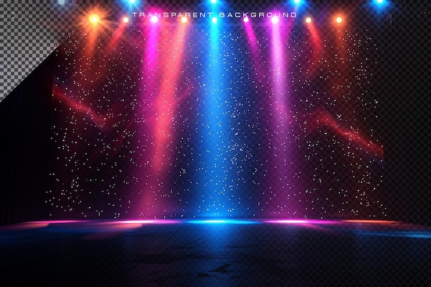 luz de palco de spot abstrato sobreposição transparente