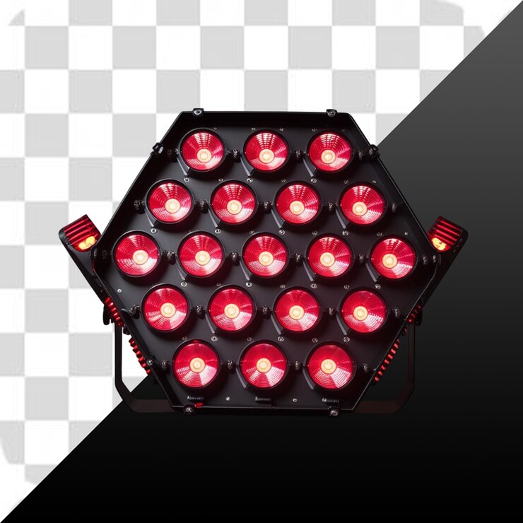 PSD luz de palco led hexagonal