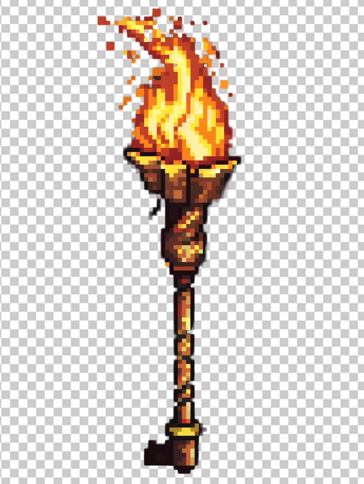 PSD luz de tocha png