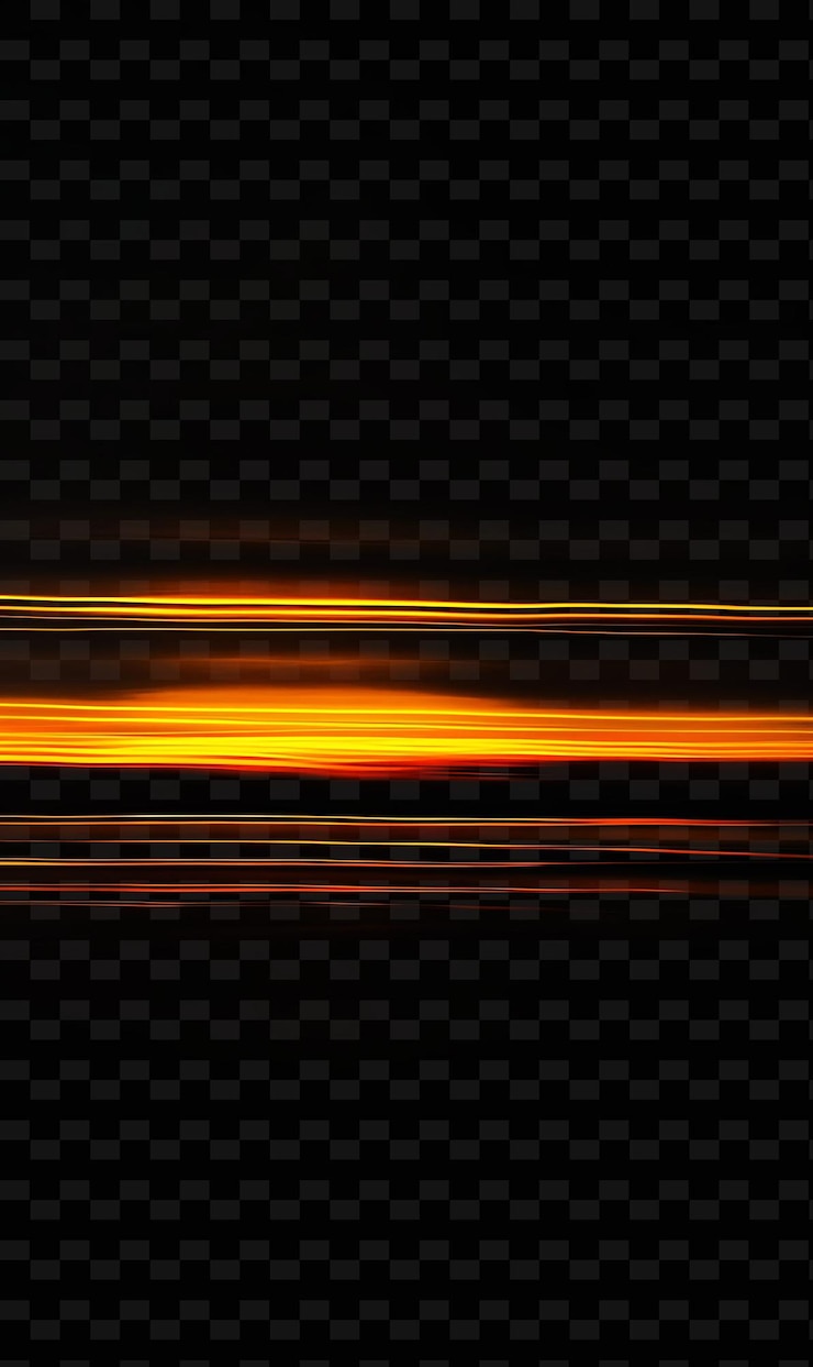 PSD luz do crepúsculo com calor laranja desvanecendo radiante evocando calma de png neon design de efeito de luz