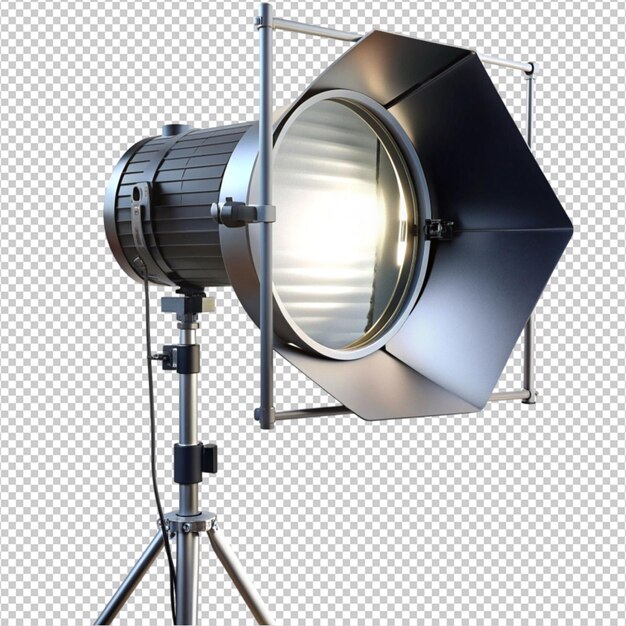 luz de estudio profesional con fondo blanco
