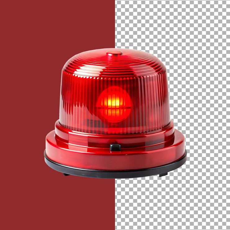 Luz de señal de emergencia roja