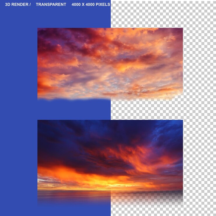 PSD la luz del sol clipart el cielo del sol imagen