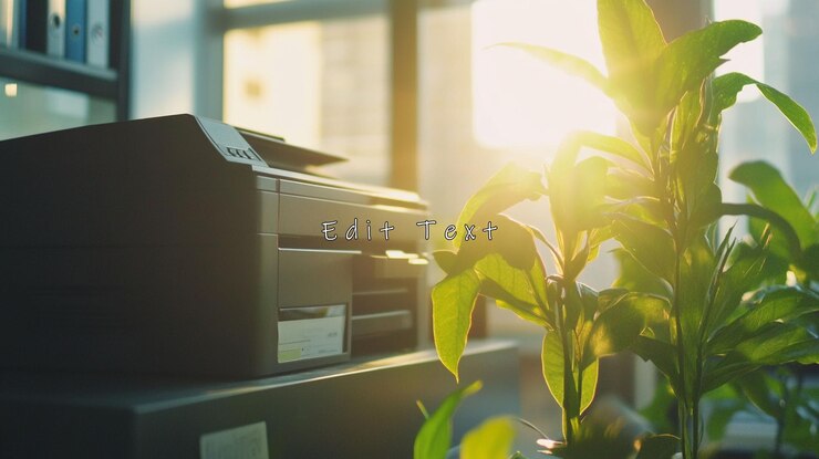 PSD la luz solar de las plantas de impresoras de oficina