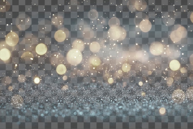 Luzes bokeh brancas PNG brilhantes fundo brilhante