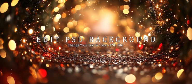 PSD luzes cintilantes fundo