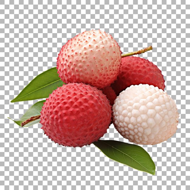 PSD lychee sur fond transparent