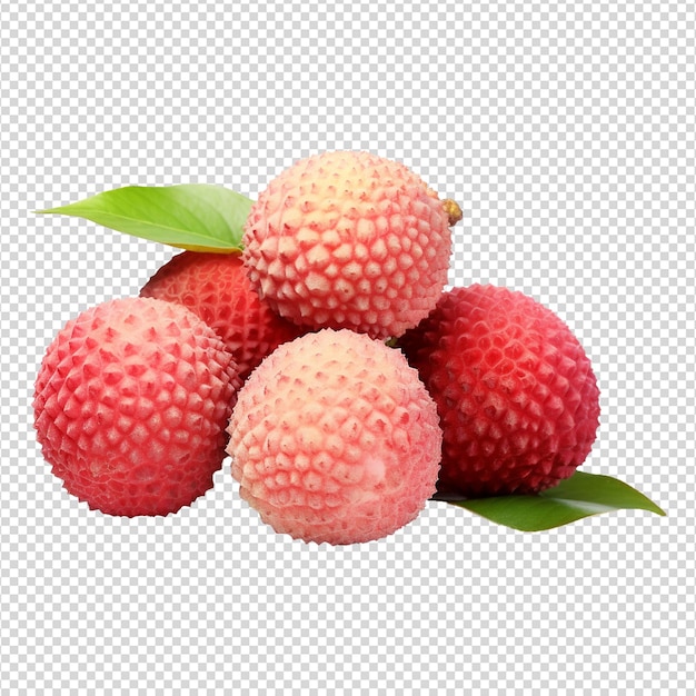 PSD lychee isolé sur fond transparent png