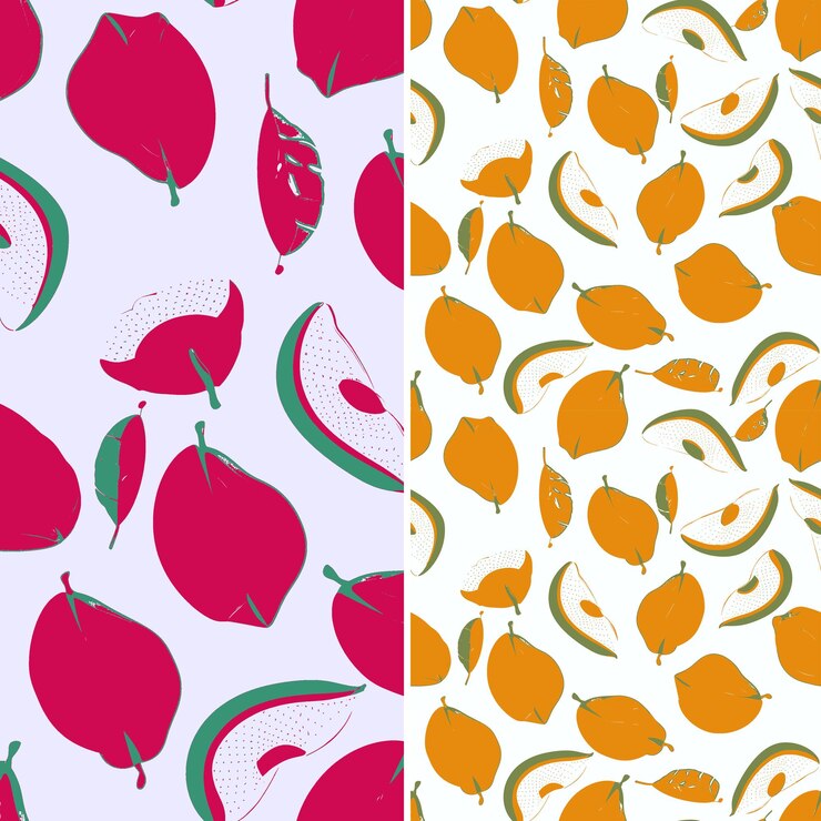 PSD m9 sapodilla con piel marrón y diseño dulce con vector de patrón de fruta tropical asimétrico único