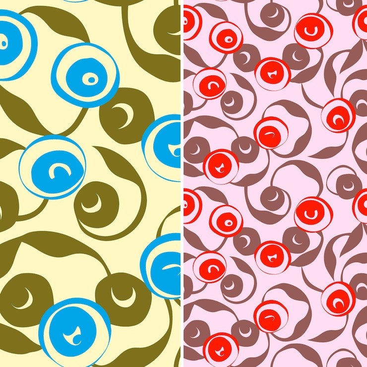 PSD m9 tangerine with leafy stem and whimsical design with spiral p unique tropical fruit pattern vector