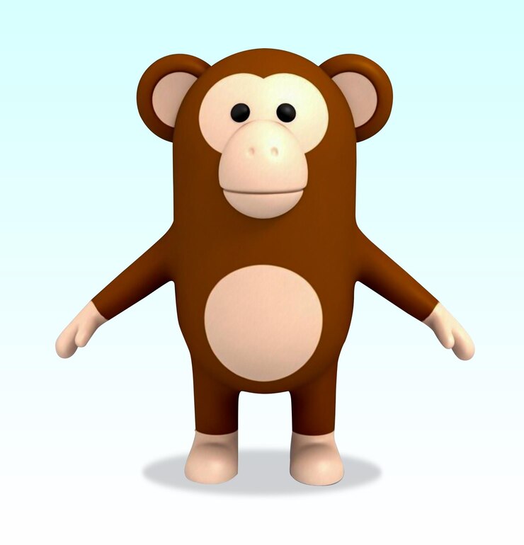 PSD macaco em um terno de macaco