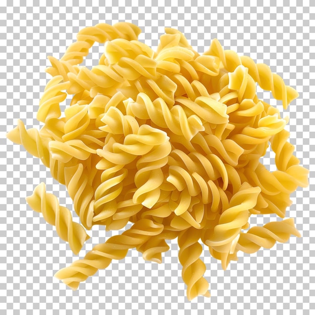 Macaroni-Pasta auf durchsichtigem Hintergrund