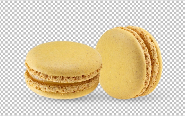 Macarons Isolés Sur Couche Alpha