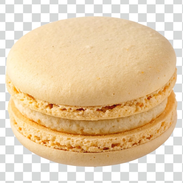 Macaroon isolé sur un fond transparent