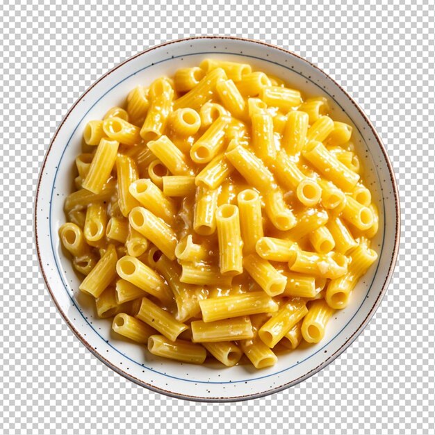 Macarrão com queijo Pasta de macarrão ao estilo americano com molho de queijo