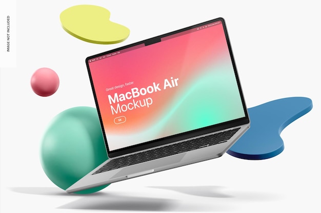 MacBook Air com Modelagem de Formas Dinâmicas