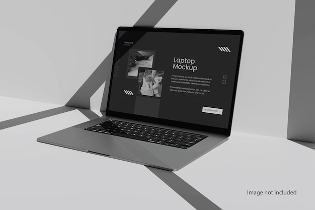 Macbook Pro Mockups rechte Seite