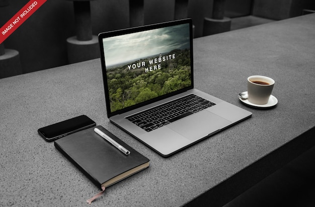 Macbook pro psd-modell