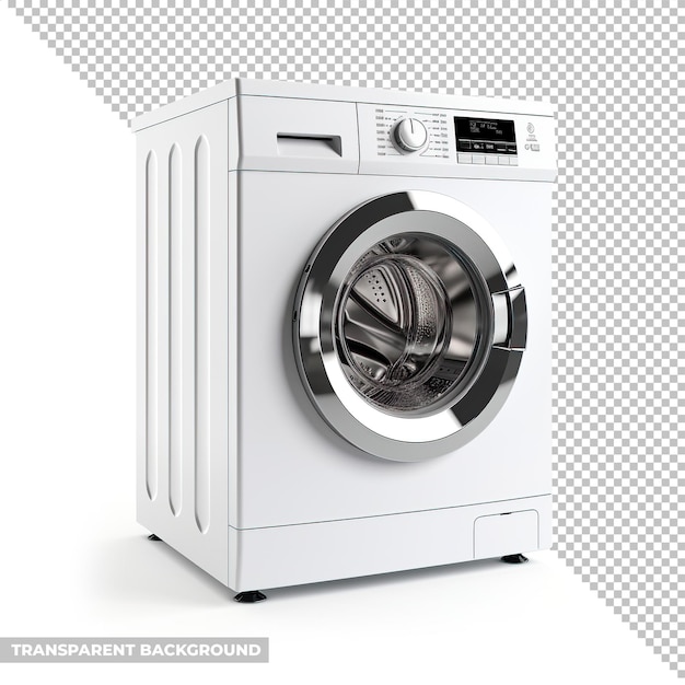 machine à laver psd isolée sans fond