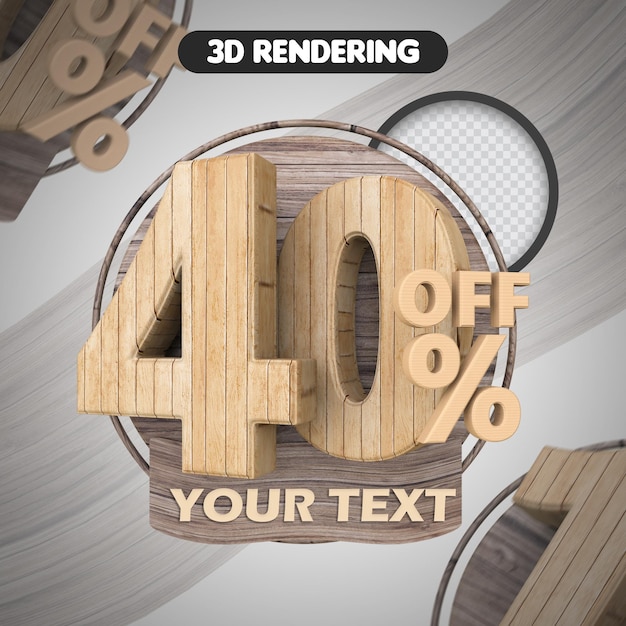 Madera de render 3d número 40