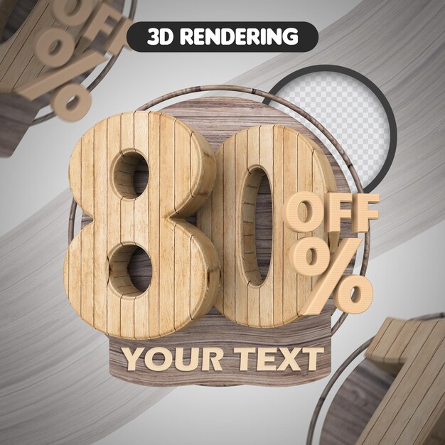 Madera de render 3d número 80