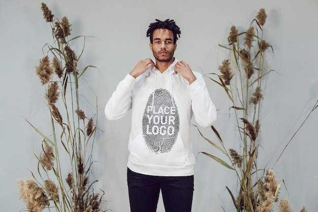 PSD männer hoodie mockup