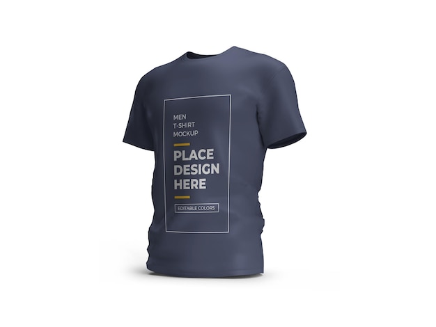 Männer T-Shirt Mockup Design isoliert