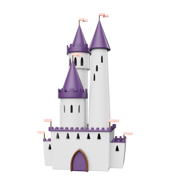 Märchensymbole 3D-Illustration