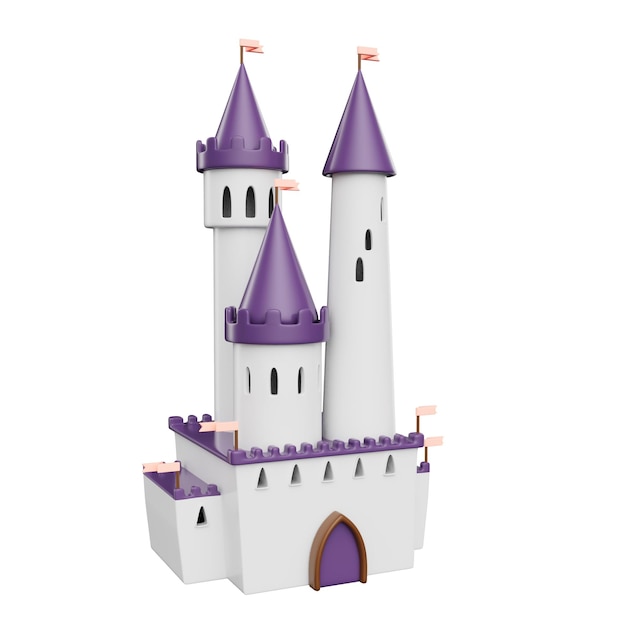 Märchensymbole 3D-Illustration