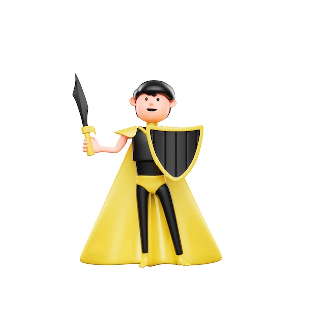 Märchensymbole 3D-Illustration