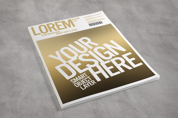 Magazin cover mockup