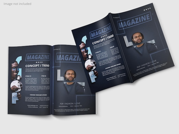 PSD magazin-mockup