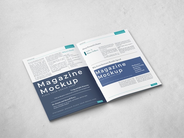 PSD magazin-mockup