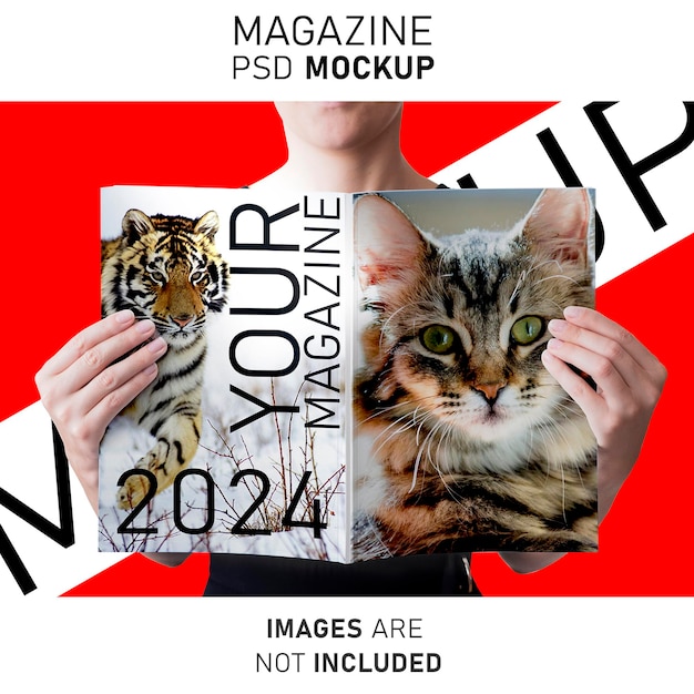 PSD magazine mockup