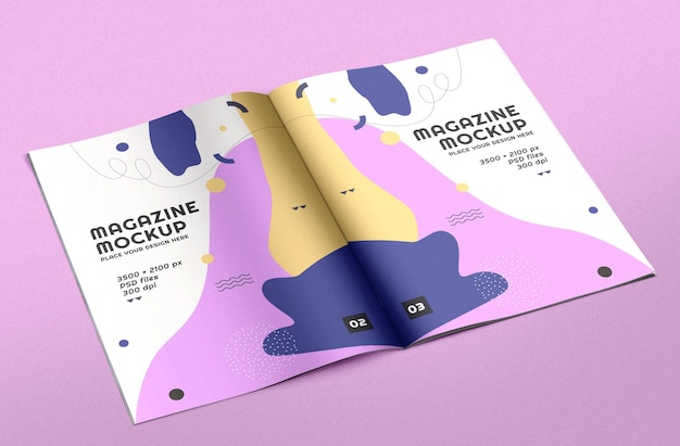 Magazine mockup