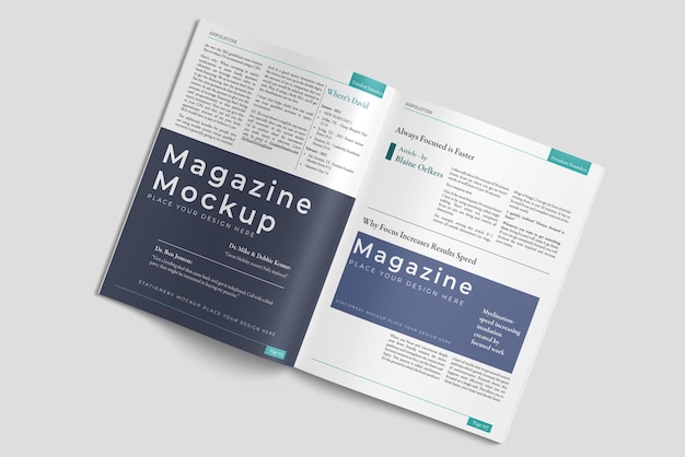 Magazine mockup